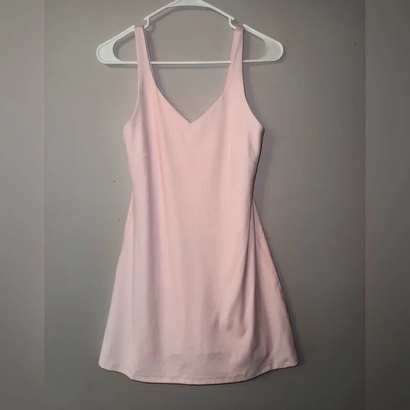 Worn Once! 🍓 Lululemon Align Dress- Strawberry Milkshake- Size 8 - Picture 9 of 9
